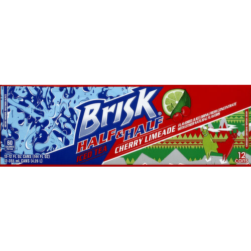 Brisk Half & Half, Iced Tea Cherry Limeade