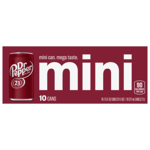 Dr Pepper Soda, 6 Pack - Brookshire's