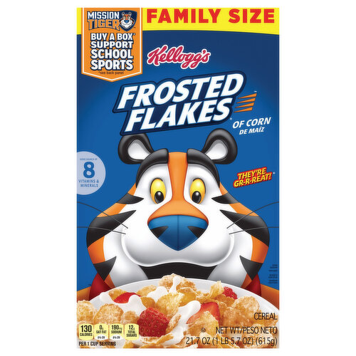 Frosted Flakes Cereal, Family Size