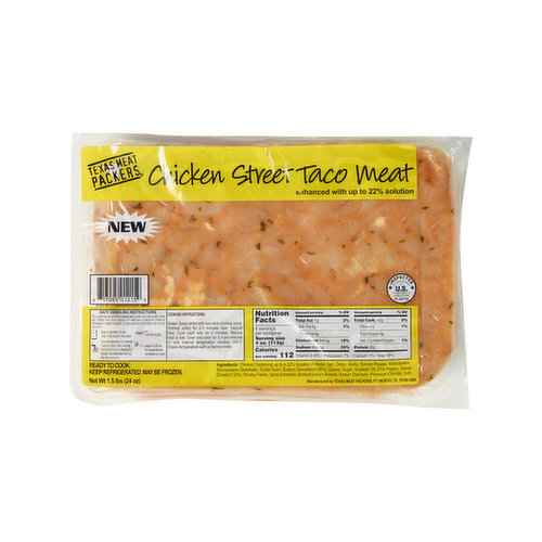 Texas Meat Packers Chicken Street Taco Meat