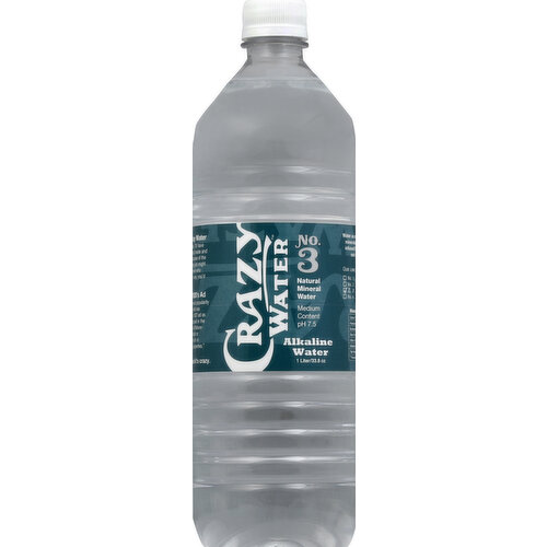 Crazy Water Water, Alkaline, Natural Mineral, No. 3