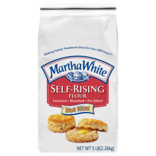 Martha White Flour, Enriched, Bleached, Pre-Sifted, Hot Rize, Self-Rising