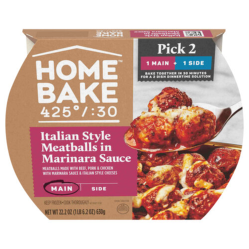 Homebake 425/:30 Meatballs, Italian Style, Main