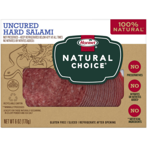 Hormel Uncured Hard Salami