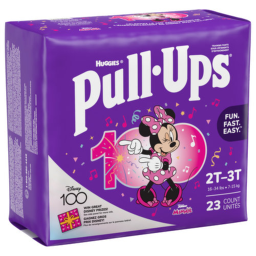 Pull-Ups Training Pants, Disney Junior Minnie, 2T-3T (16-34 lbs