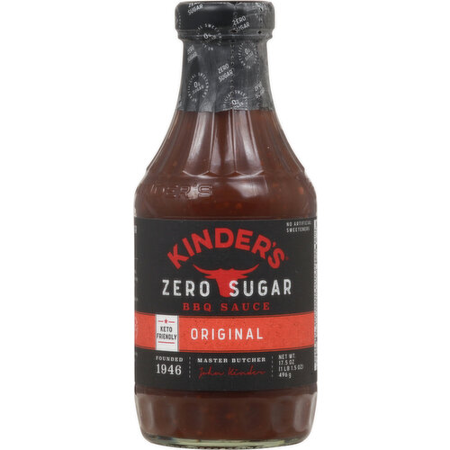 Kinder's BBQ Sauce, Zero Sugar, Original