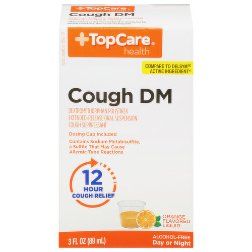 TopCare Cough DM, Liquid, Orange Flavored