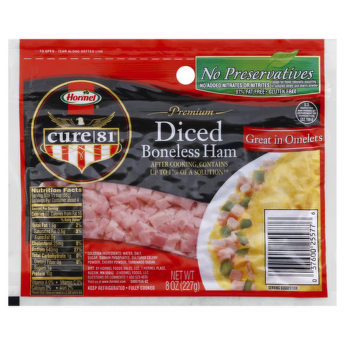 Hormel Ham, Boneless, Diced