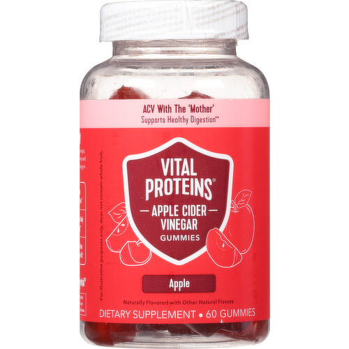 Vital Proteins Apple Cider Vinegar, Apple, Gummies