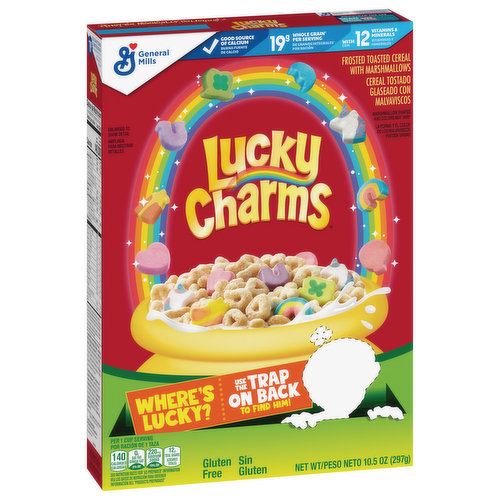 Lucky Charms Gluten Free Cereal with Marshmallows, 18.6 OZ