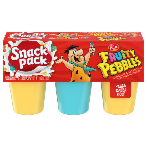 Snack Pack Pudding Cups, Fruity Pebbles