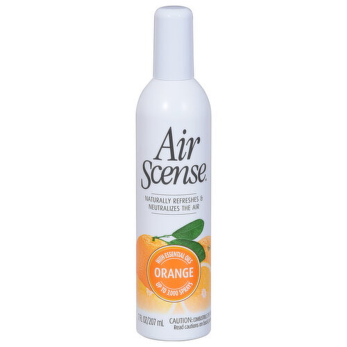 Naturally refreshes & neutralizes the air. Up to 3,000 sprays. Why cover odors when you can get rid of them-naturally? The essential oils in Air Scense attract and neutralize even the strongest odors. They also infuse the air with a fresh fragrance and soothing aromatherapy benefits, to help you rejuvenate. And since essential oils are concentrated, a single spray is all you need. Clearly, Air Scense makes great sense. Made with the purest essential oils and plant extractives. Contains no harmful phthalates or synthetic fragrance. Up to 3000 sprays in every bottle. Non-aerosol. USDA Certified Biobased Product: Product 100%. Crueltyfree.