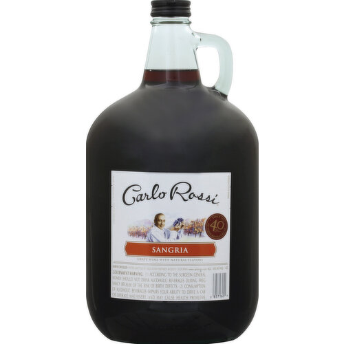 Carlo Rossi Sangria Red Wine 4L  