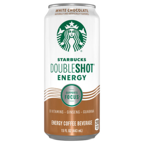 Starbucks Energy Coffee Beverage, White Chocolate