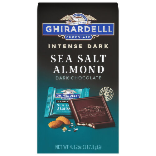 Ghirardelli Dark Chocolate, Sea Salt Almond