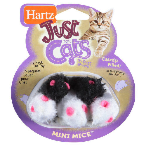 Hartz Cat Toys, Mini Mice, 5 Pack