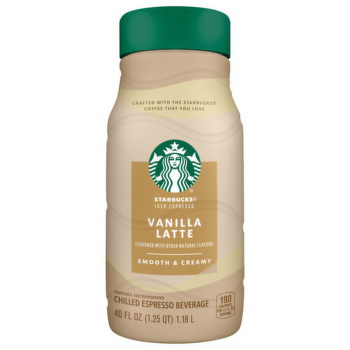 Starbucks Chilled Espresso Beverage, Vanilla Latte