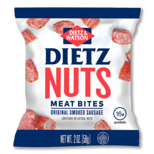 Dietz & Watson Dietz Nuts, Meat Bites - Original Smoked Sausage