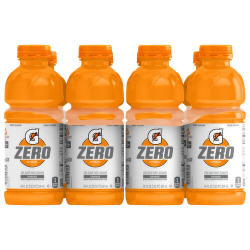 Gatorade Thirst Quencher, Zero Sugar, Orange