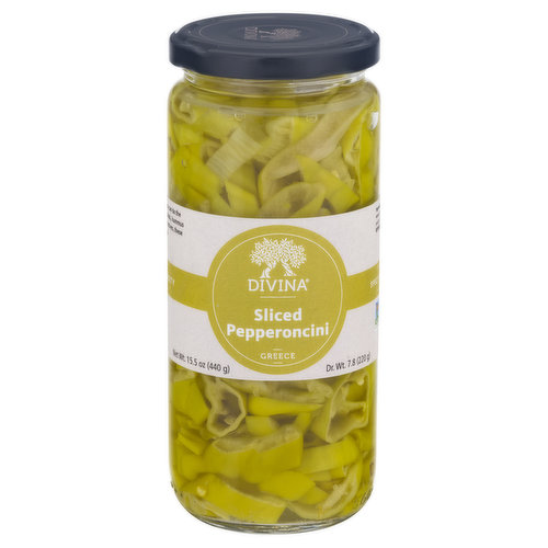 Divina Pepperoncini, Sliced