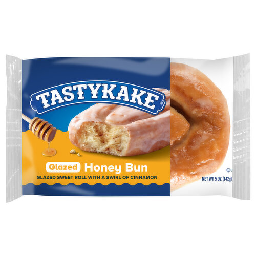 Tastykake Bun, Glazed, Honey