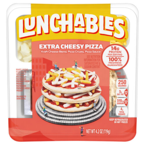 Lunchables Pizza, Extra Cheesy