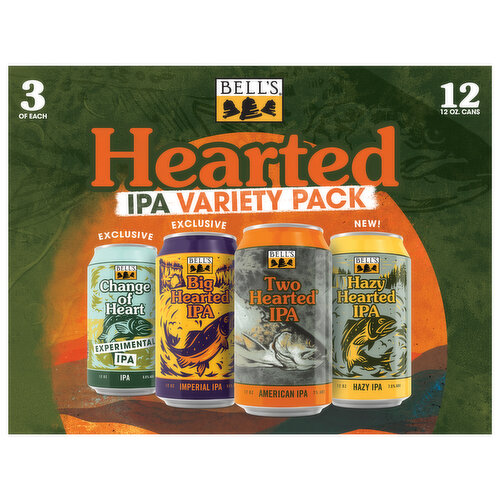 Bell's Beer, IPA, Hearted, Variety Pack