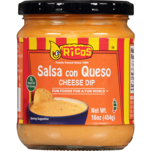 Ricos Cheese Dip, Salsa Con Queso