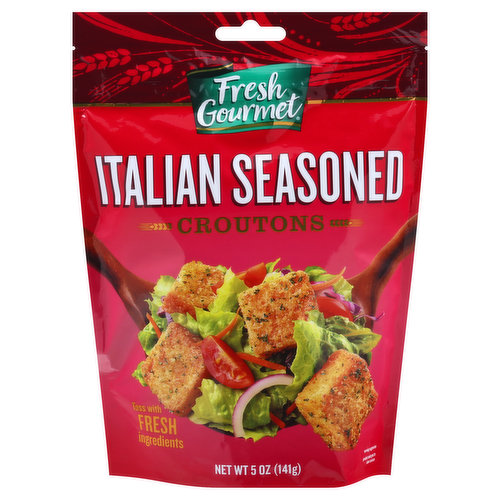 Fresh Gourmet Croutons, Italian Seasoned