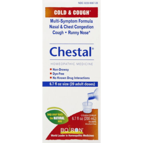 Chestal Cold & Cough, Cough Syrup