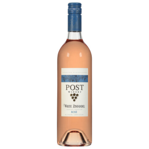 Post Winery White Zinfandel, American, Medium Dry