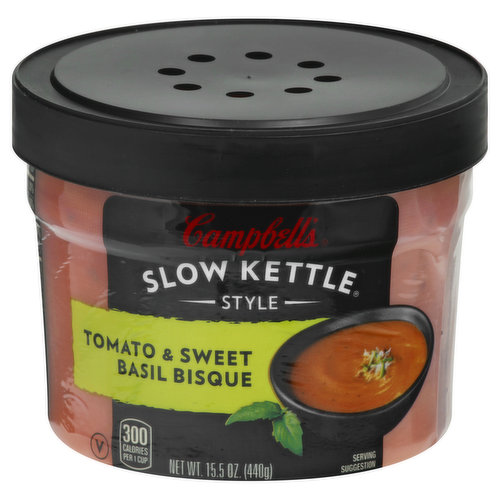 Campbell s Soup Tomato Sweet Basil Bisque Slow Kettle Style