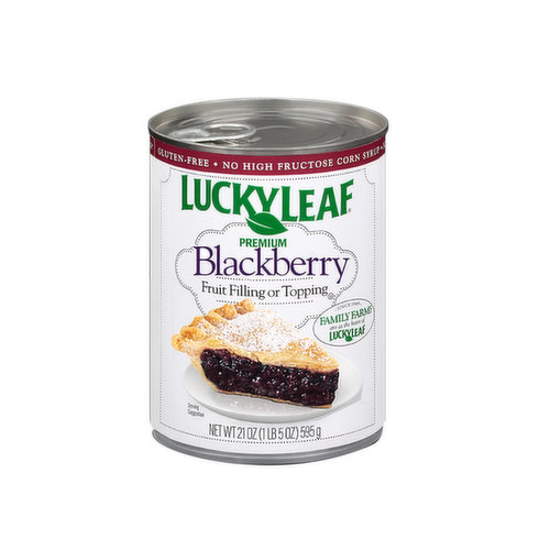 Lucky Leaf Premium Blackberry Pie Filling