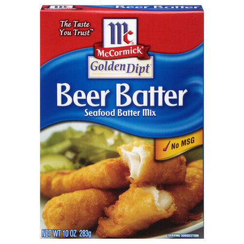 McCormick Golden Dipt Beer Batter Seafood Batter Mix