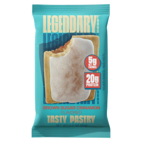 Legendary Foods Tasty Pastry, Brown Sugar Cinnamon Flavored