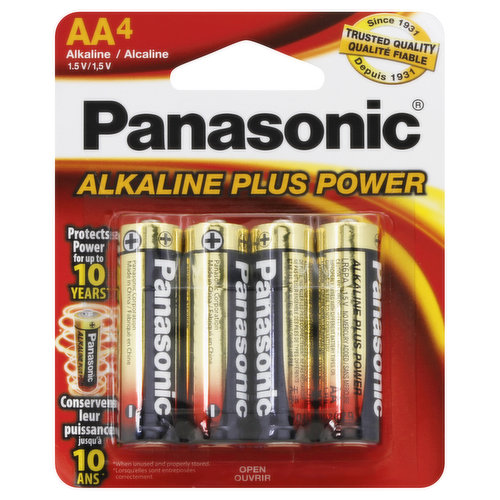 Panasonic Alkaline Battery - AA - PRT-15201 - SparkFun Electronics