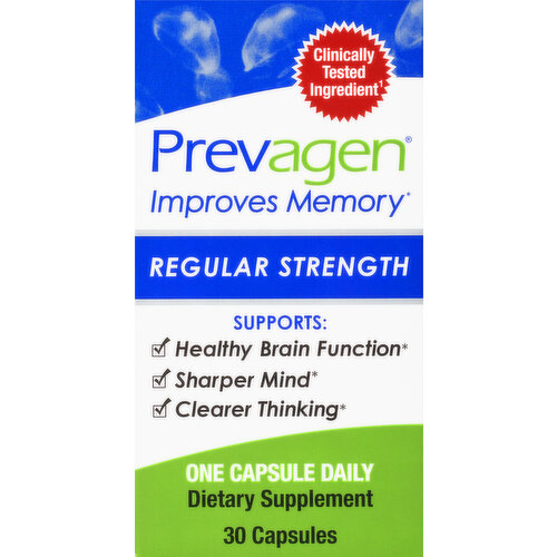 Prevagen Improves Memory, Regular Strength, Capsules