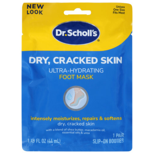 Foot Mask, Ultra-Hydrating, One Size, Unisex