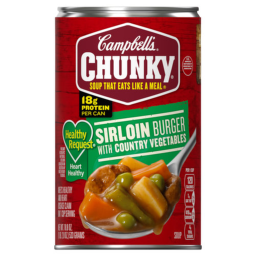 Campbell's Soup, Sirloin Burger with Country Vegetables