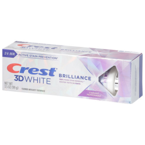 Crest Toothpaste, Fluoride Anticavity, Vibrant Peppermint