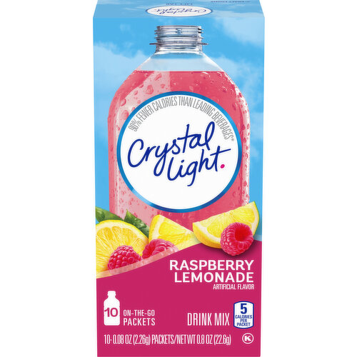 Crystal Light Sugar Free Raspberry Lemonade Powdered Drink Mix