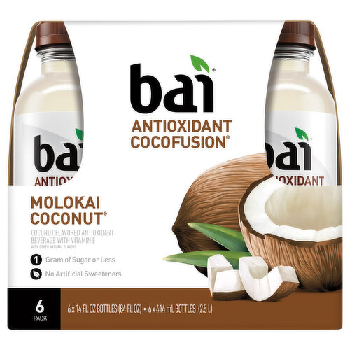 Bai Antioxidant Beverage, Molokai Coconut