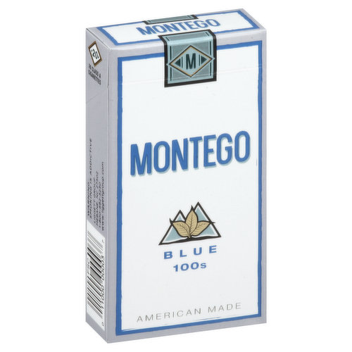 Montego Cigarettes, Class A, Blue 100s