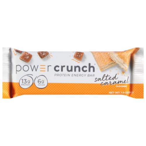 Power Crunch Protein Energy Bar, Salted Caramel Flavored