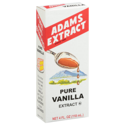 Adams Extract Vanilla Extract, Pure