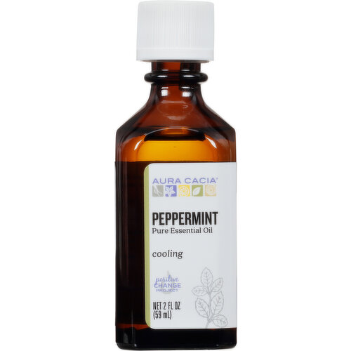 Aura Cacia Pure Essential Oil, Peppermint, Cooling