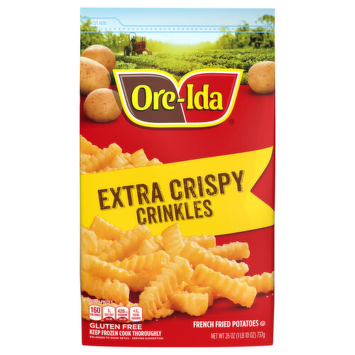 Ore Ida Extra Crispy Crinkles French Fried Potatoes