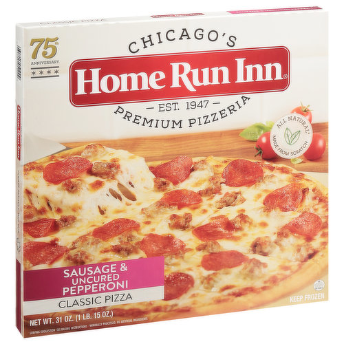 Home Run Inn Frozen Sausage & Uncured Pepperoni Classic Pizza