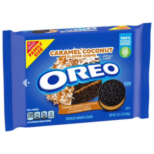  OREO Double Stuf Golden Sandwich Cookies, Family Size