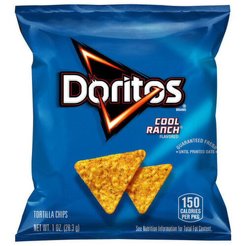 Doritos Tortilla Chips, Cool Ranch Flavored - Brookshire's